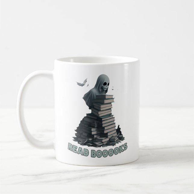 Läsböcker, Ghost-läsning bokar Kaffemugg (Vänster)