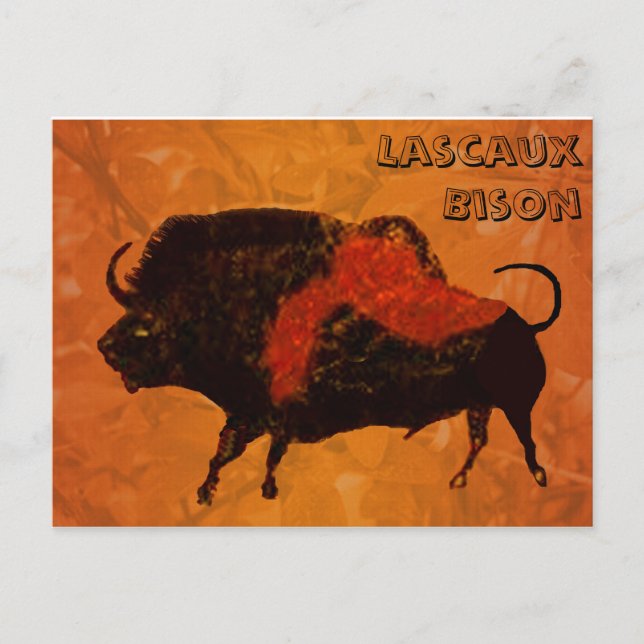 Lascaux Bison Vykort (Framsida)