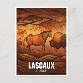 Lascaux Cave Dordogne Frankrike Travel Vykort