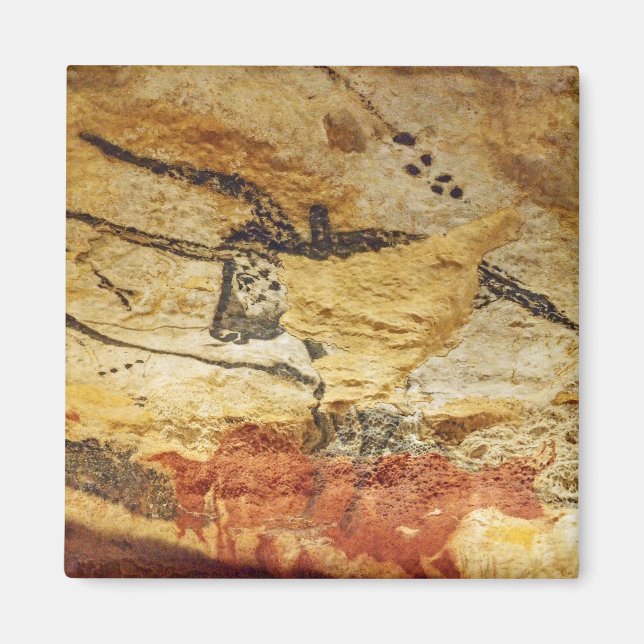 Lascaux Cave Painting Magnet (Framsidan)