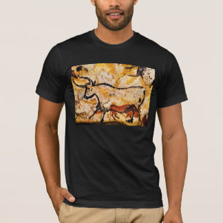 Lascaux frankrike, grottamålning tee