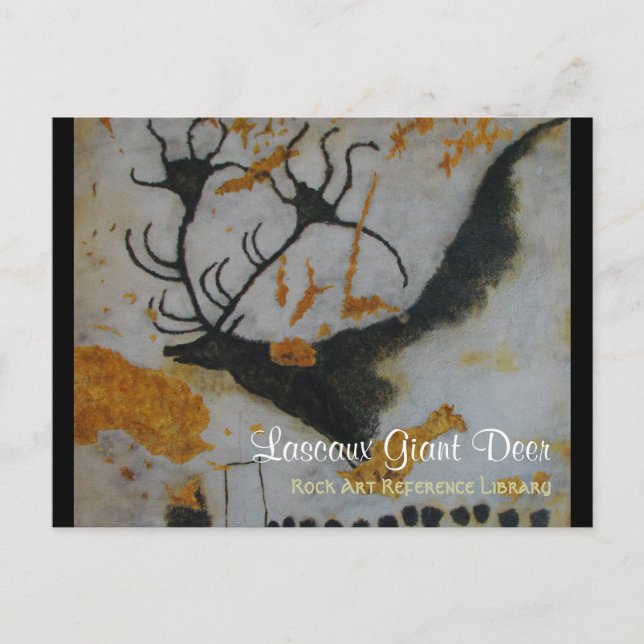 Lascaux Giant Hjort Vykort (Framsida)