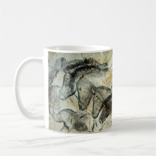 Lascaux grottamålning av hästkaffemuggen kaffemugg