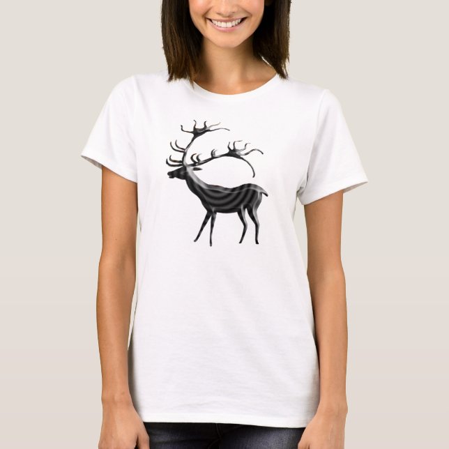 Lascaux hjort t shirt (Framsida)