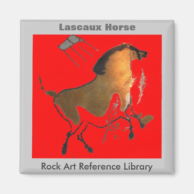 Lascaux Horse Magnet (Framsidan)