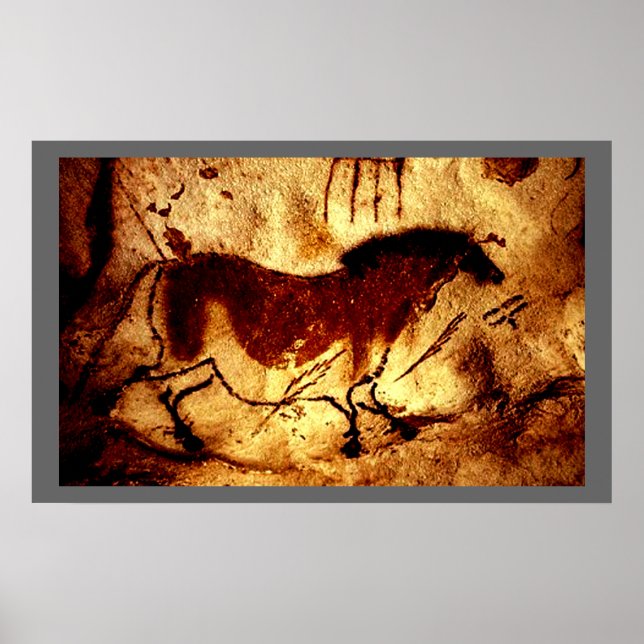 Lascaux Horse Poster (Framsidan)