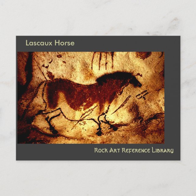 Lascaux Horse Vykort (Framsida)