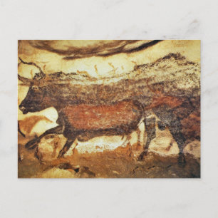 Lascaux Prehistorisk Cave Art Vykort