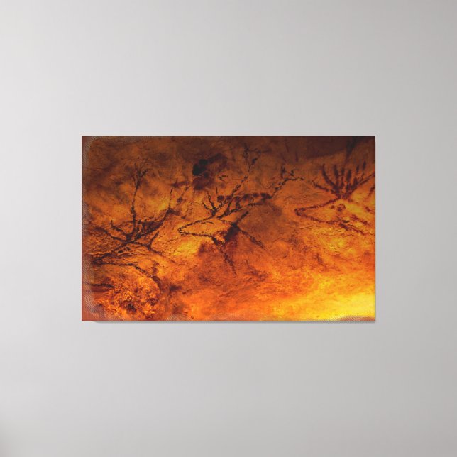 Lascaux, rödtorv canvastryck (Framsida)