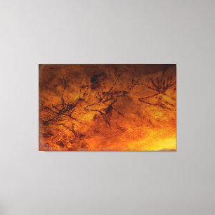Lascaux, rödtorv canvastryck
