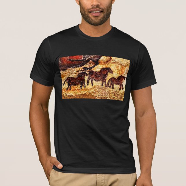 Lascaux Sten Art T-shirt (Framsida)