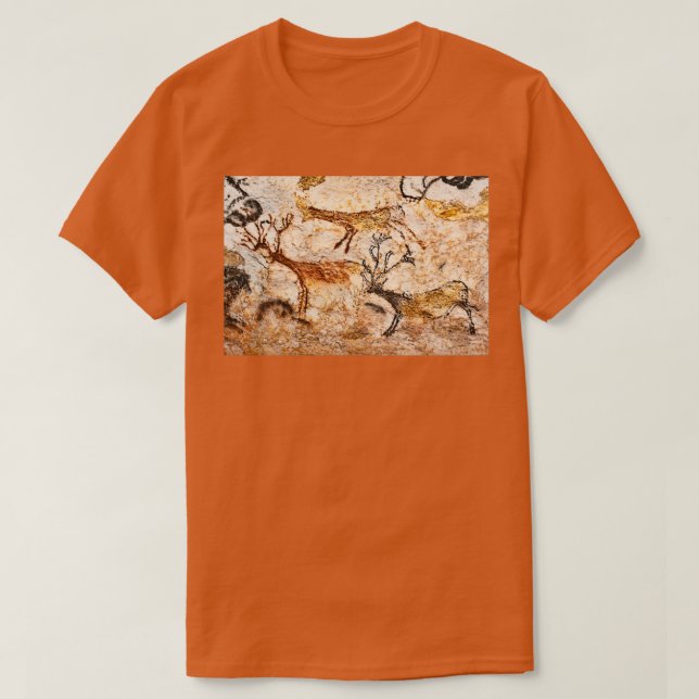 Lascaux Three Deer T Shirt (Design framsida)