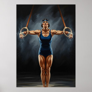 L'ASCENSION GYMNIQUE (Gymnastiskt scension) Poster