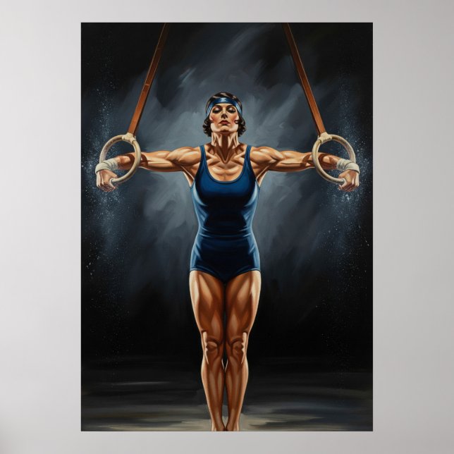 L'ASCENSION GYMNIQUE (Gymnastiskt scension) Poster (Framsidan)