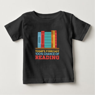 Läser - 100% chans att läsa rolig bok t shirt