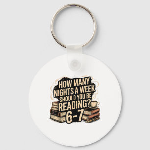 Läser 67 Meme engelsk lärare rolig 67 bibliotekari Nyckelring