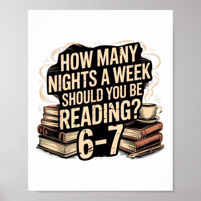 Läser 67 Meme engelsk lärare rolig 67 bibliotekari Poster (Framsidan)
