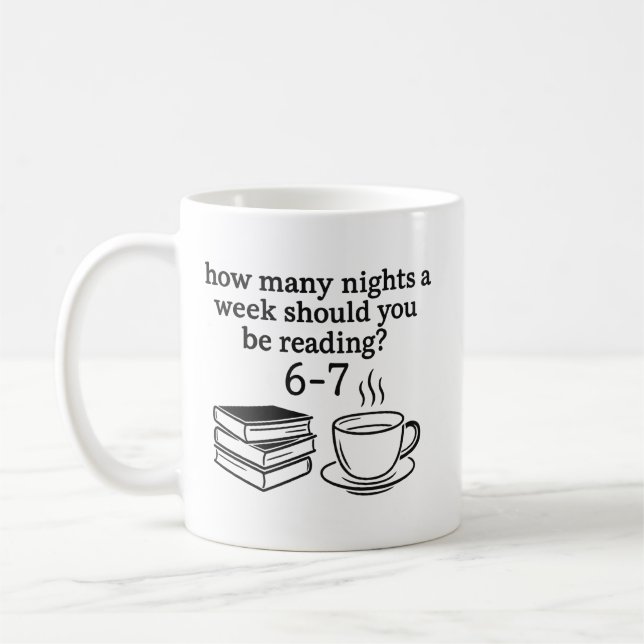 Läser 67 Meme engelsk lärare rolig 67 bok kärlek Kaffemugg (Vänster)