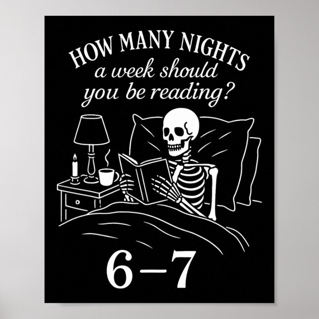 Läser 67 Meme engelsk lärare rolig 67 bok kärlek Poster (Framsidan)