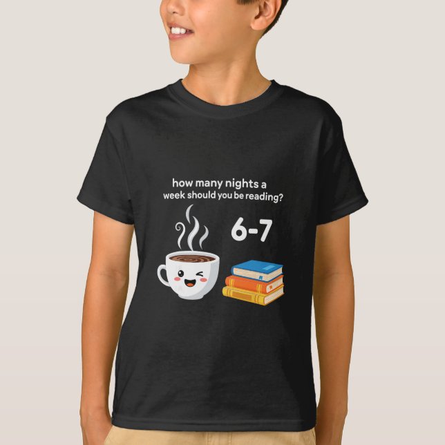 Läser 67 Meme engelsk lärare rolig 6 7  T Shirt (Framsida)