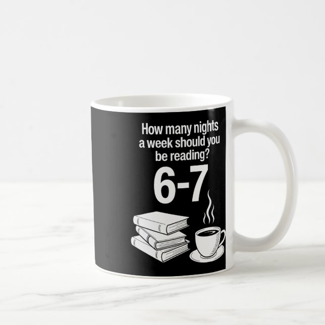 Läser 67 Meme engelsk lärare rolig bokälskare  Kaffemugg (Höger)