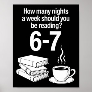 Läser 67 Meme engelsk lärare rolig bokälskare Poster