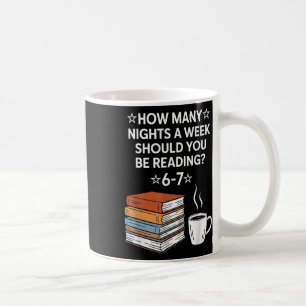 Läser 67 Sex Sju Meme engelsk lärare Rollig Bo Kaffemugg