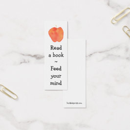 Läser Apple Mini-bokmärke - Litet Visitkort