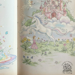 Läser är magiska lärares klass Bibliotek Fantasy Självfärgande Stämpel