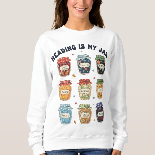 Läser är min bokfläck Sylt Bok Älskare T Shirt (Framsida)