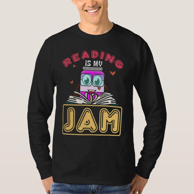 Läser är min Sylt-bokmaskläsare, skrivprogram 1 T Shirt (Framsida)