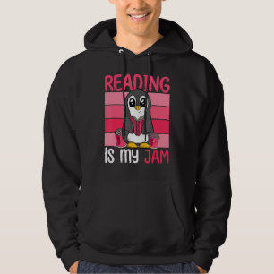 Läser är min Sylt I Kärlek för att läsa Bok Pengu Hoodie