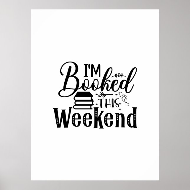 Läser Art I bokas här Helg Poster (Framsidan)