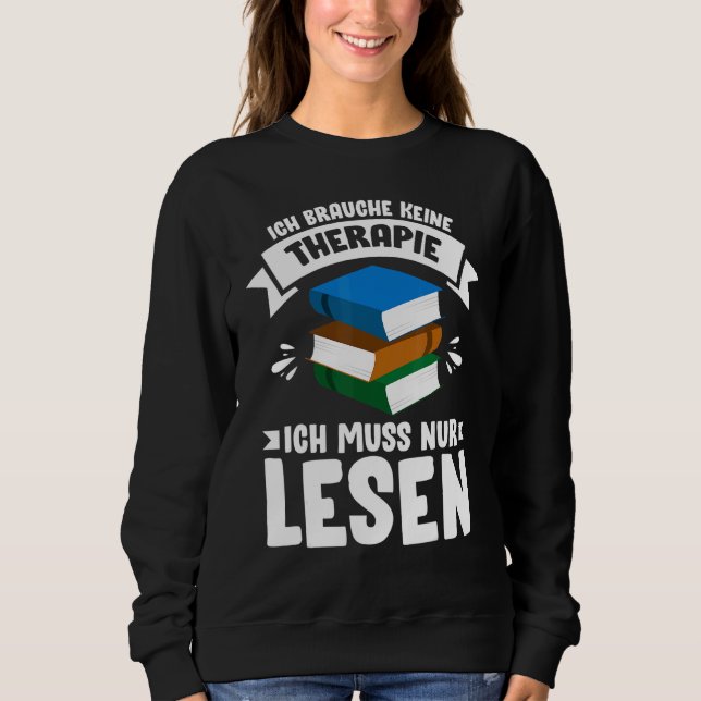 Läser Bok T Shirt (Framsida)
