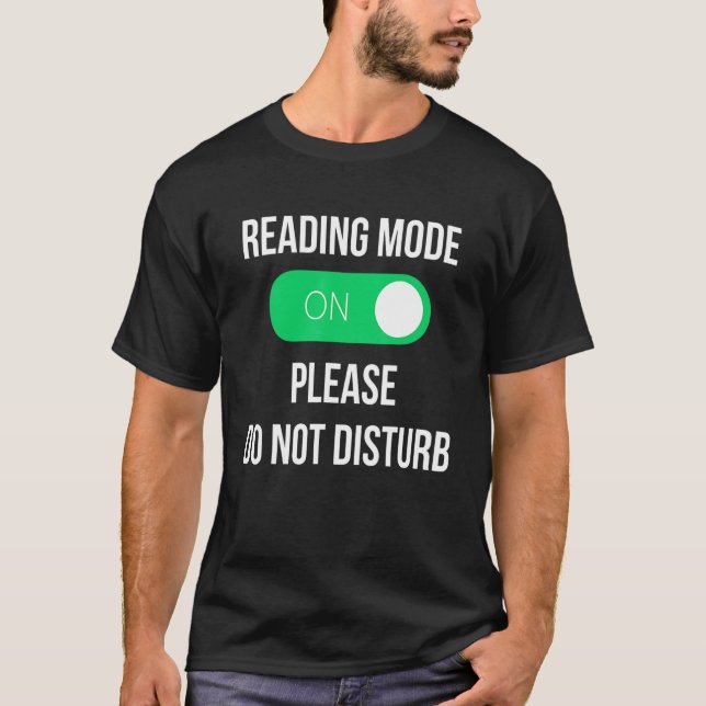 Läser bokmask Bok T Shirt (Framsida)