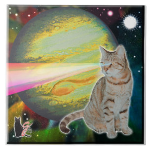 Laser-Cat Mossbody Tile Kakelplatta