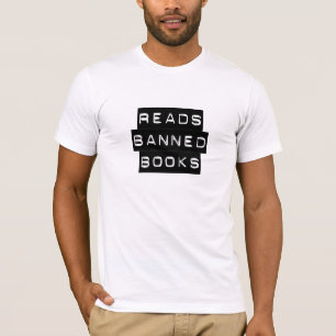 Läser förböd bokar t shirt