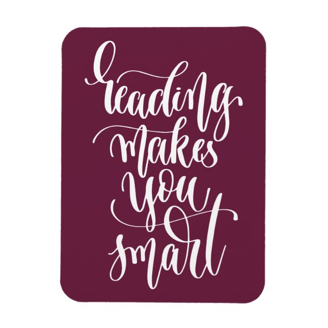 Läser gör dig smart magnet (Vertikal)