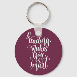 Läser gör dig smart nyckelring