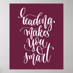 Läser gör dig smart poster