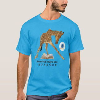 Läser hjälper dig att STRETCH Giraffe T-shirt