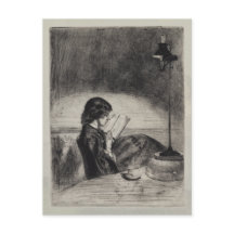 Läser i lampans sken, Whistler