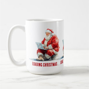 Läser in jultomtens fina design kaffemugg