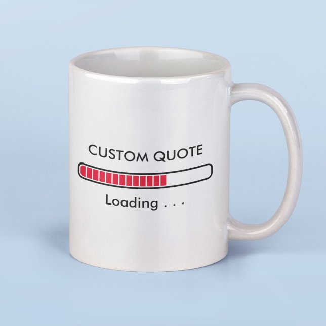 Läser in Pub | Anpassningsbar Offert | Geek Humor  Kaffemugg (Skapare uppladdad)
