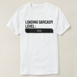 Läser in.. Sarkasmnivå: 100 % T Shirt