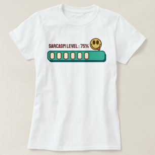 Läser in.. Sarkasmnivå: 75 % T-Shirt