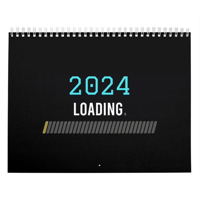 Läser in Skärm Game 2024-kalender Kalender (Omslag)
