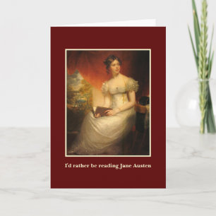 Läser Jane Austen Kort