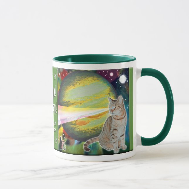 Laser-Katt Mossbody Mugg (Höger)