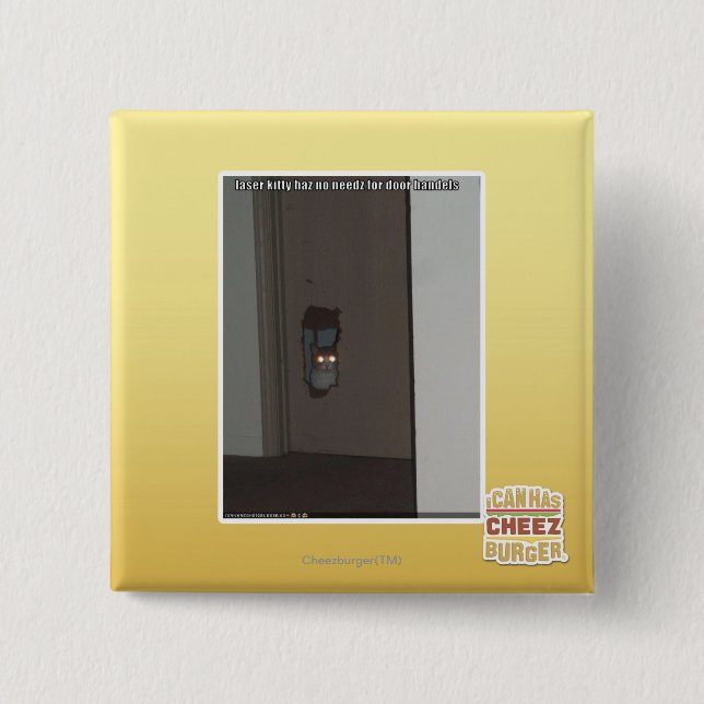 Laser Kattunge Knapp (Framsida)